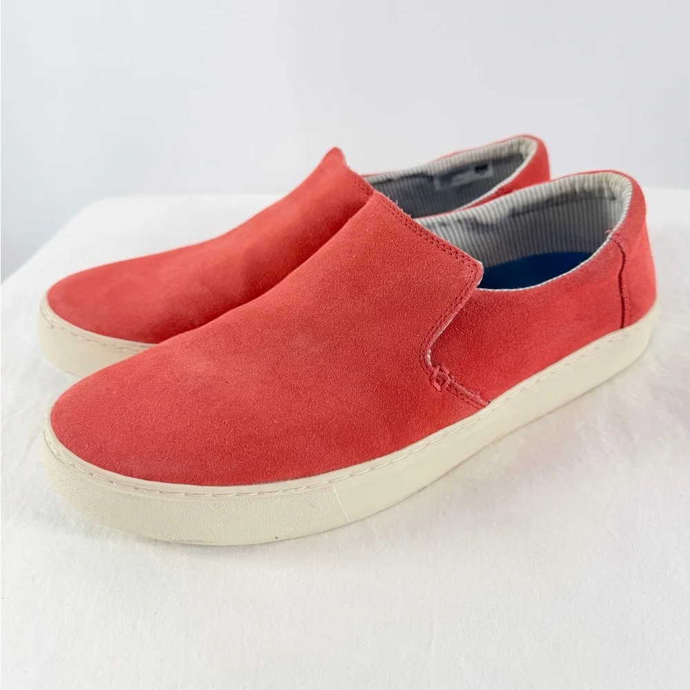 Tom’s x‎ Bonobos Casual Suede Slip On Shoe in Orange Size 10.5